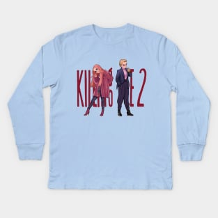 Eve And Villanelle Kids Long Sleeve T-Shirt